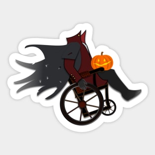 The Legend Of Wheelie Hollow Sticker